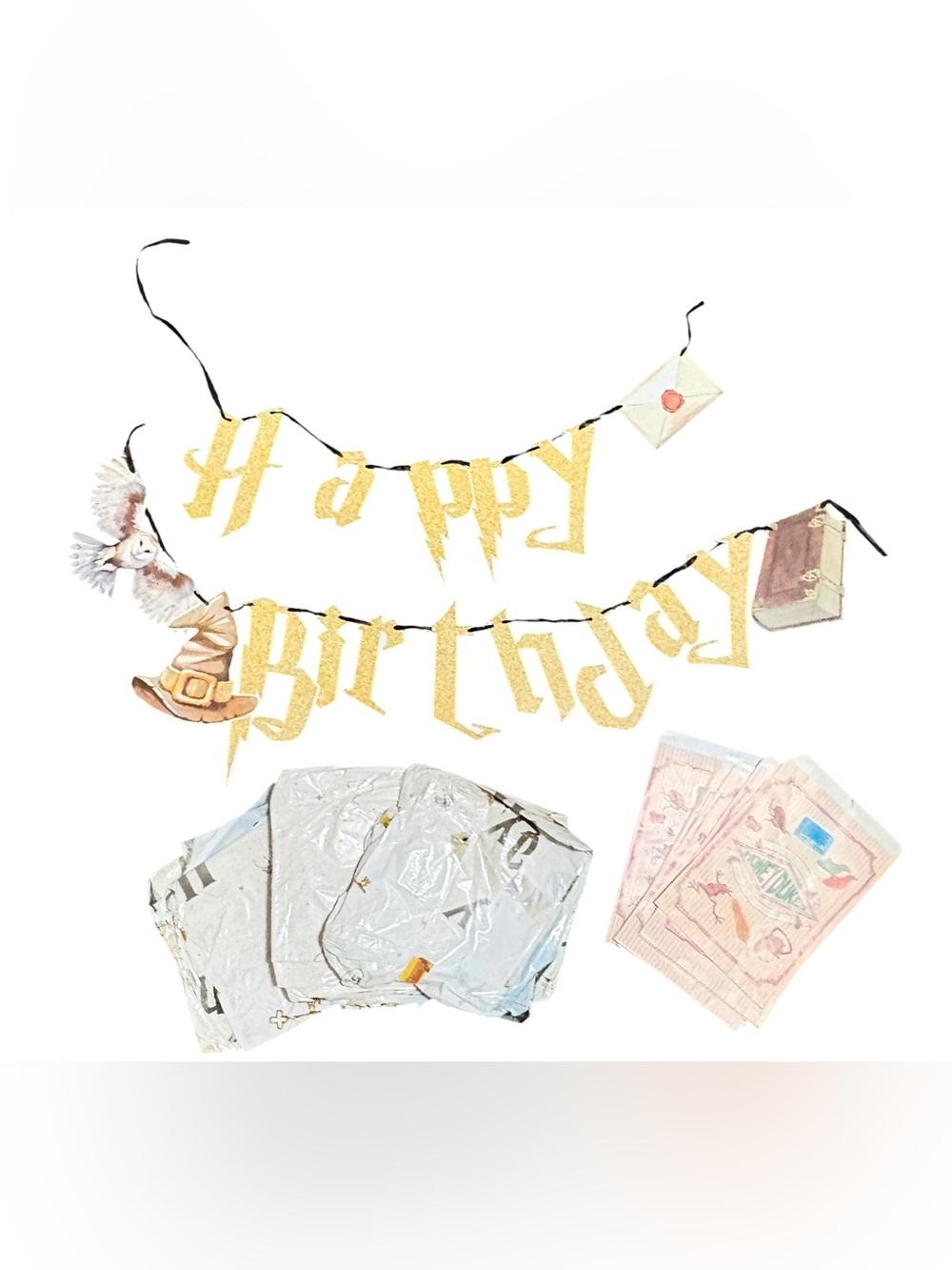 Harry Potter Honeydukes Party Decorations Bundle Birthday Banner Tablecloths
